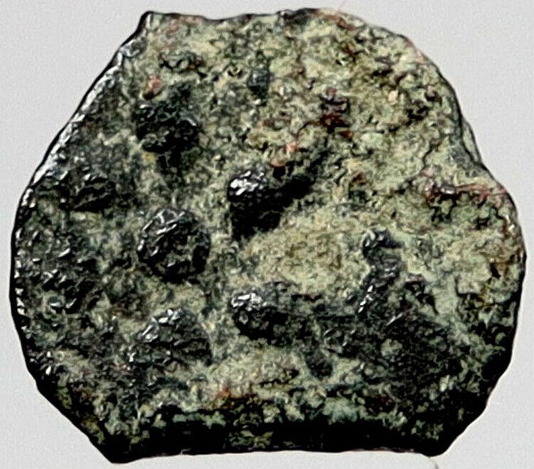 80BC Biblical Jerusalem Widow's Mite ALEXANDER JANNAEUS Coin HENDIN 1153 i121079
