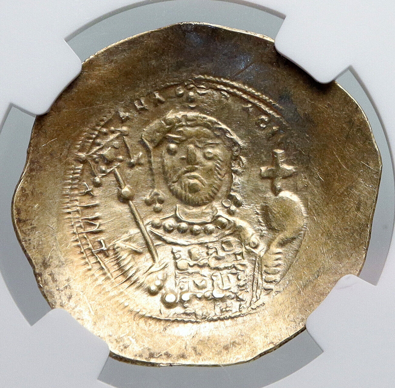 MICHAEL VII Ducas 1071AD Gold Jesus Christ Ancient Byzantine Coin NGC i90703