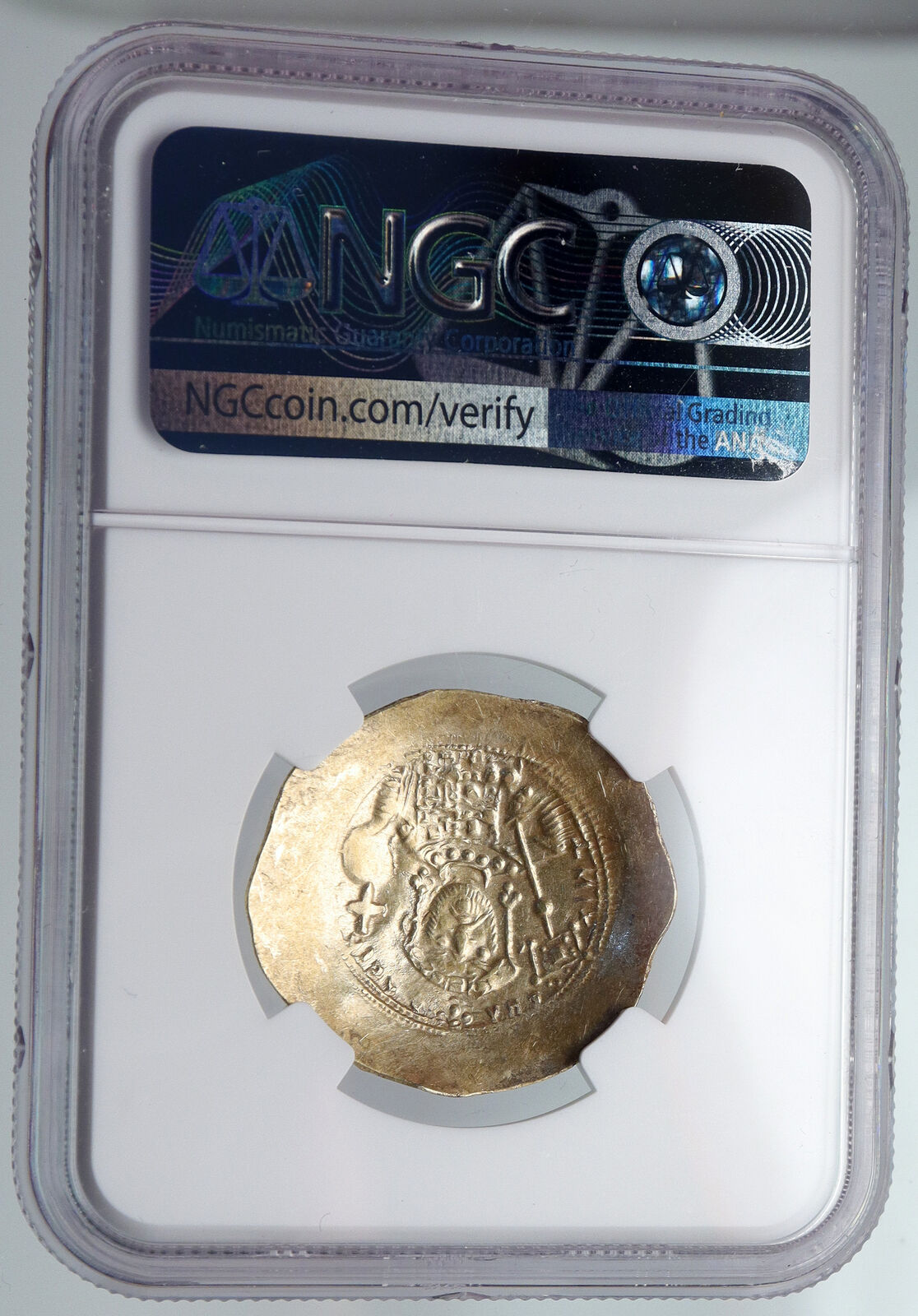 MICHAEL VII Ducas 1071AD Gold Jesus Christ Ancient Byzantine Coin NGC i90703