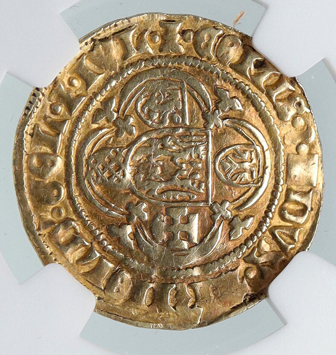 1423-72 NETHERLANDS Guelders DUKE ARNOLD EGMONT John Gold Florin Coin NGC i91588