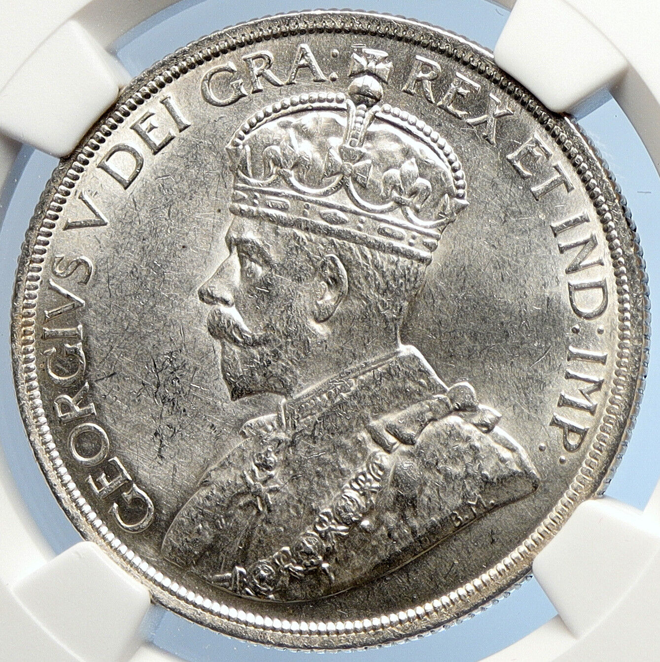 1936 CANADA UK King GEORGE V Voyagers ANTIQUE Old Silver Dollar Coin NGC i105719