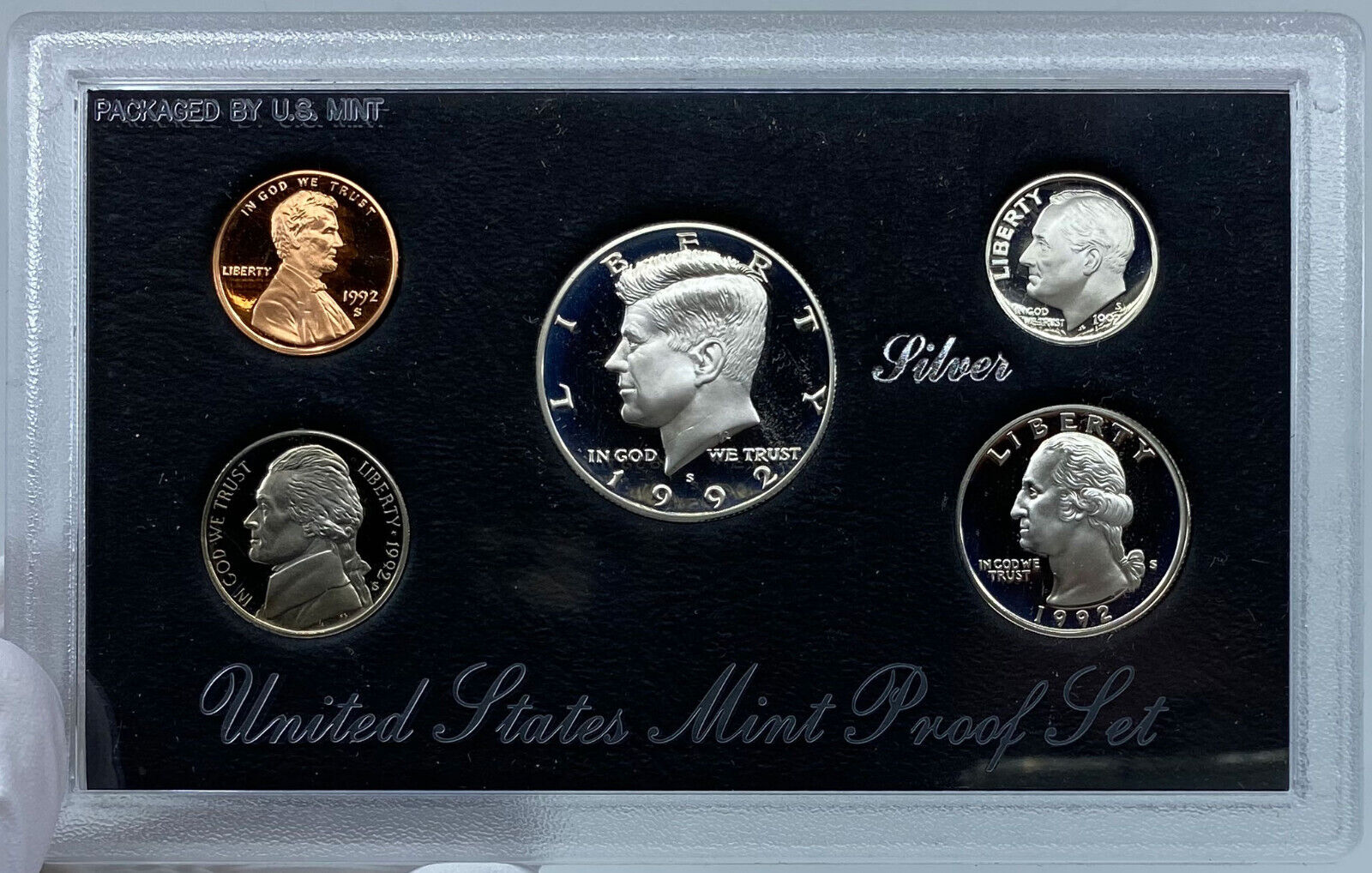 1992 S United States of America US Mint PROOF COINS w SILVER TYPES Set i121185