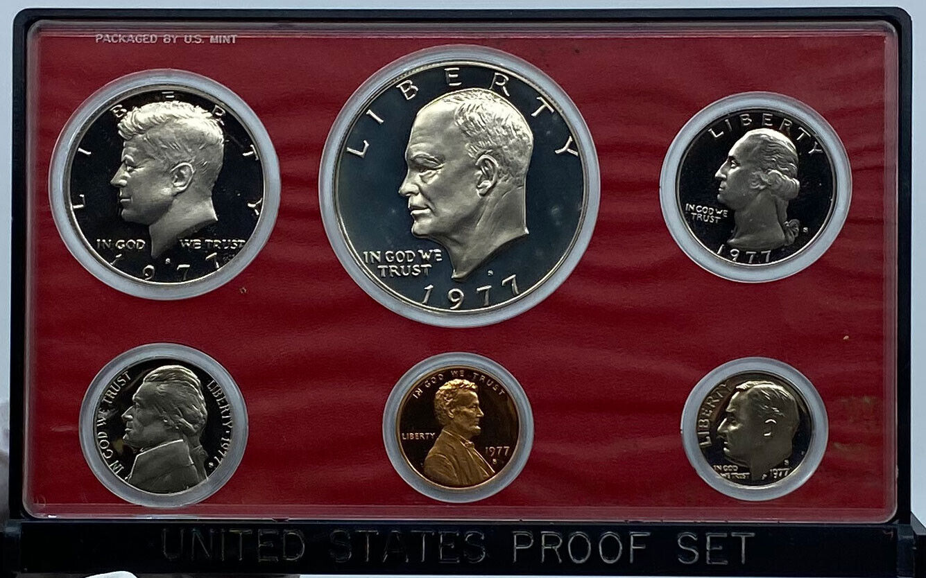 1977 S United States of America Official US Mint PROOF COINS Set i121213