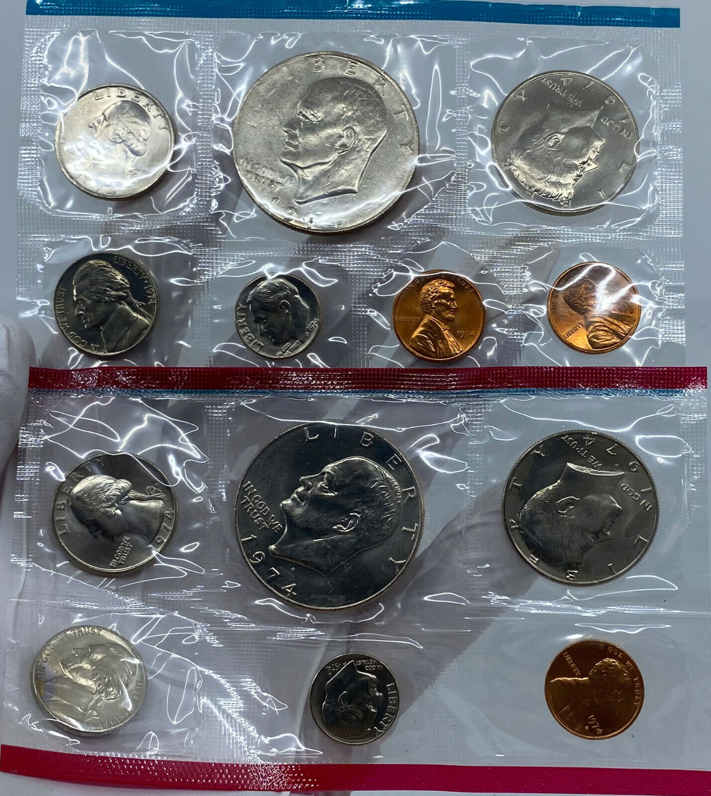 1974 United States of America US Mint UNCIRCULATED COINS Collection Set i121340