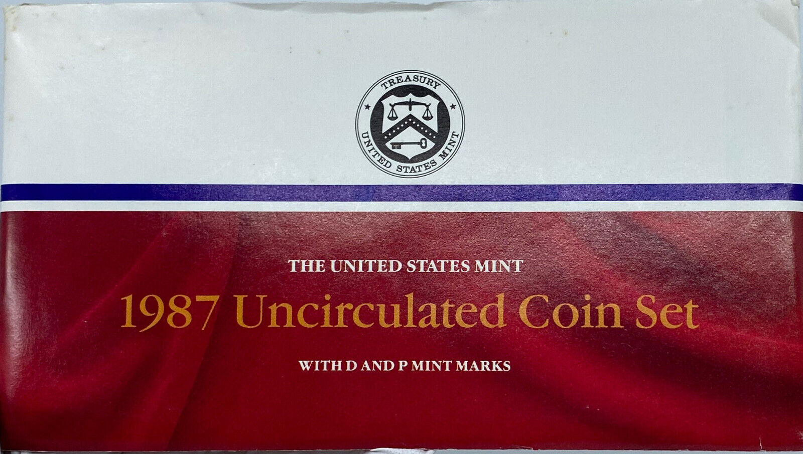 1987 United States of America US Mint UNCIRCULATED COINS Collection Set i121342