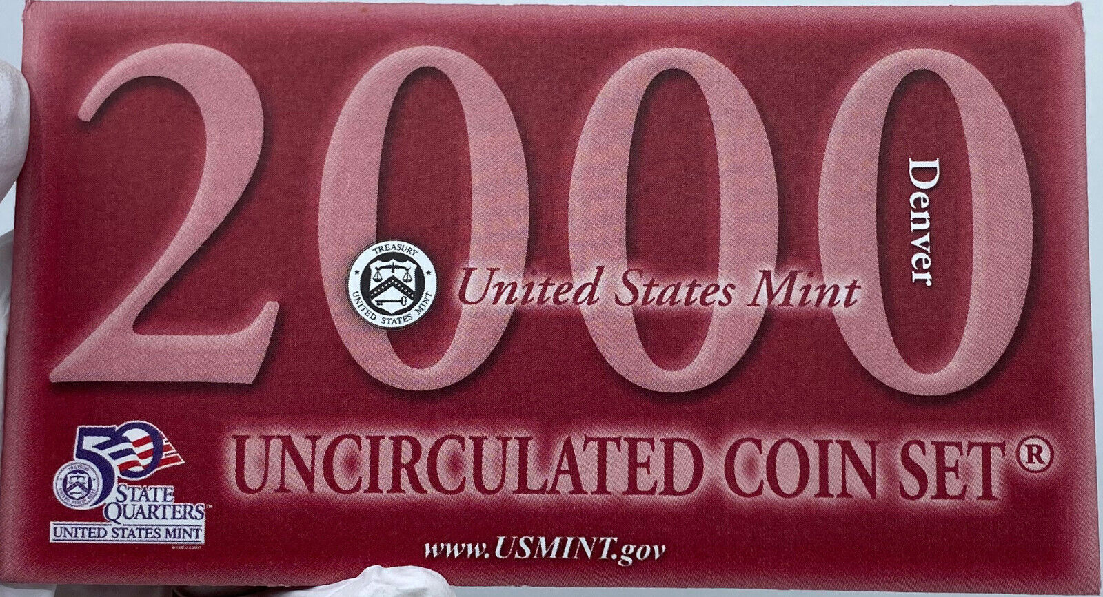 2000 United States of America US Mint COINS Set with STATE QUARTERS i121345