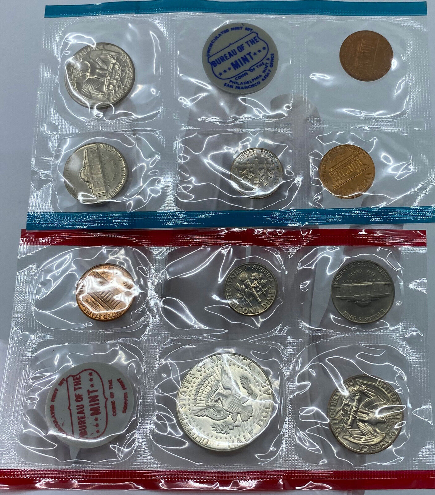 1970 United States of America US Mint UNCIRCULATED COINS Collection Set i121337