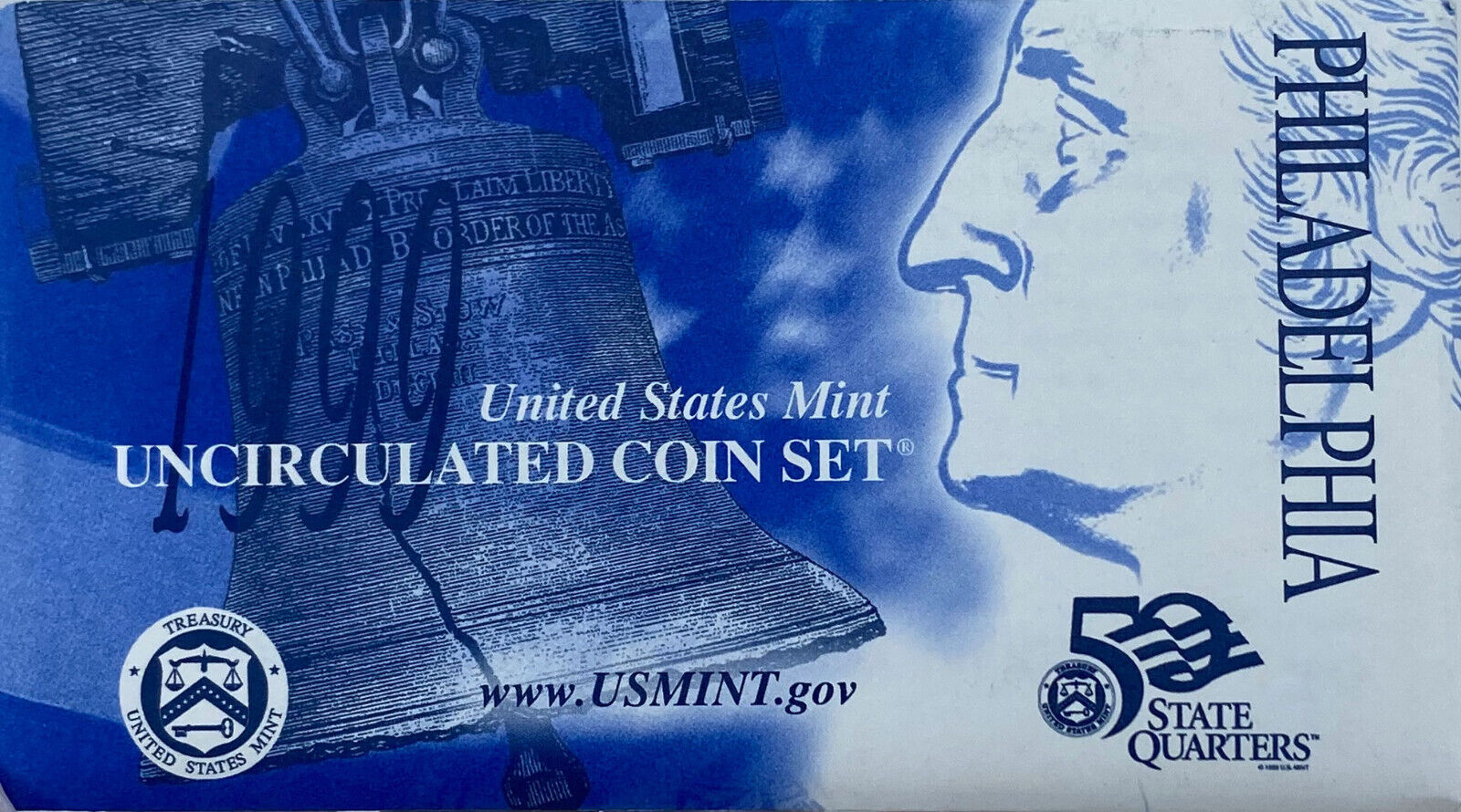 1999 United States of America US Mint COINS Set with STATE QUARTERS i121332