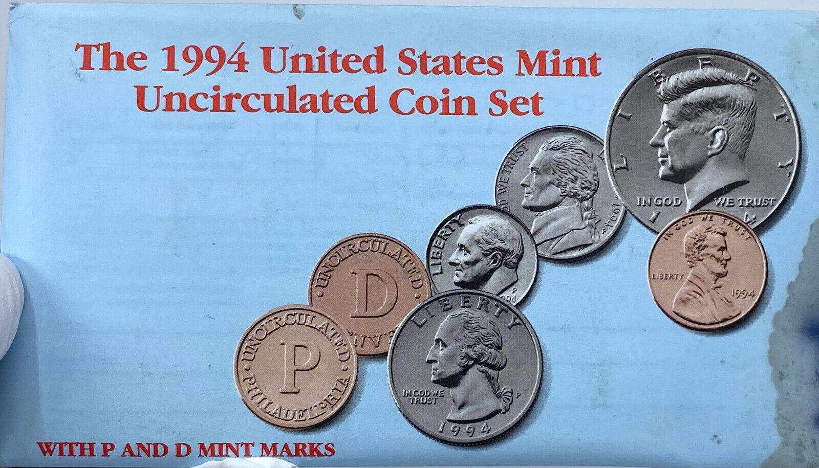 1994 United States of America US Mint UNCIRCULATED COINS Collection Set i121378