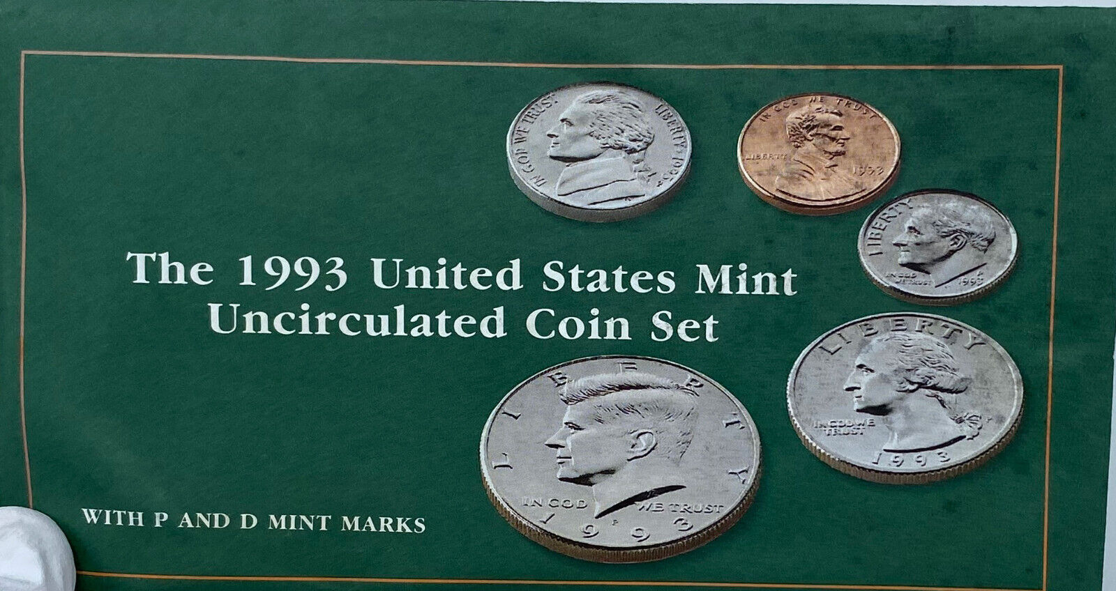 1993 United States of America US Mint UNCIRCULATED COINS Collection Set i121379