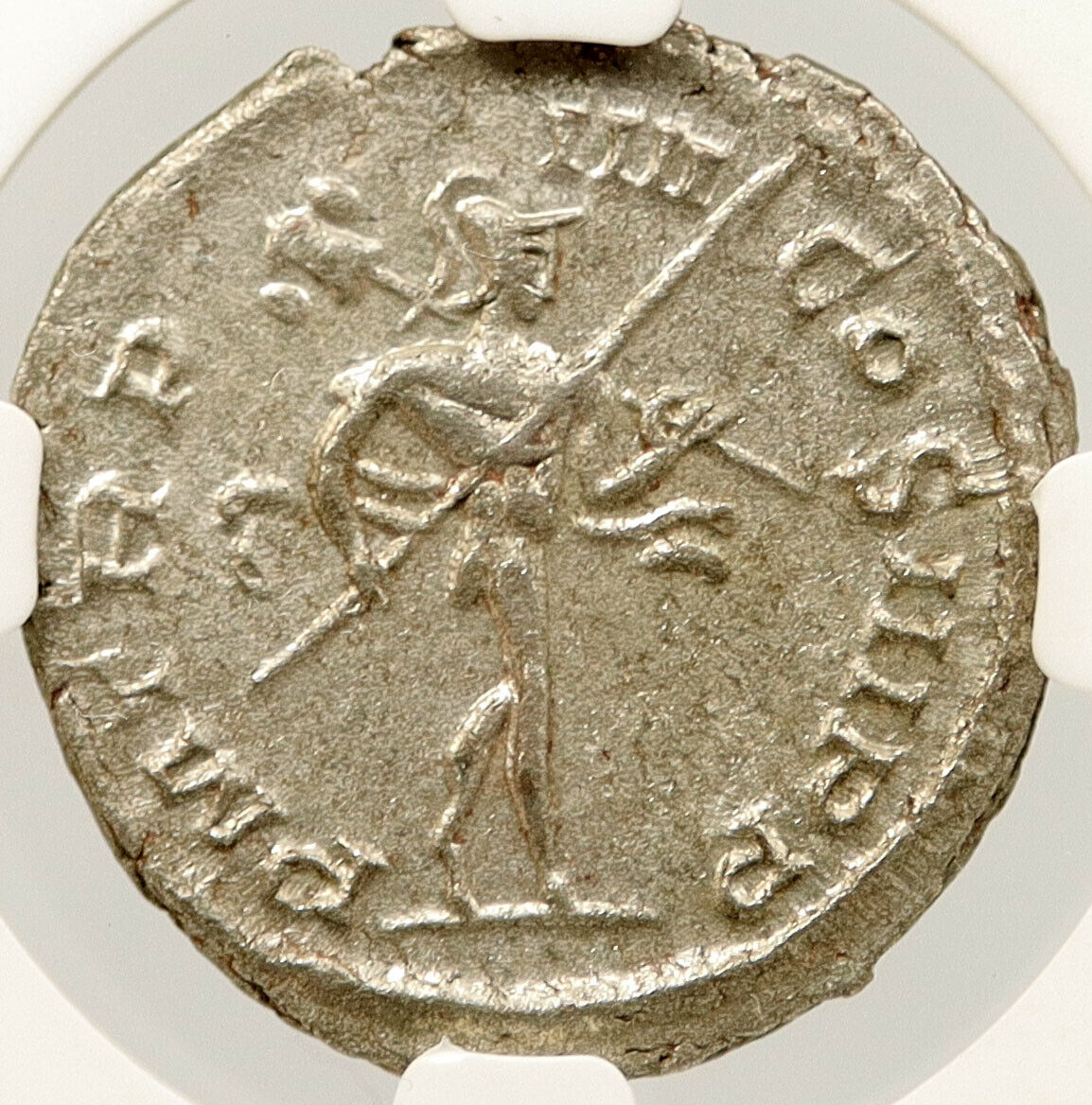 POSTUMUS 263AD Cologne Authentic Ancient Roman Billon Silver Coin NGC i121415