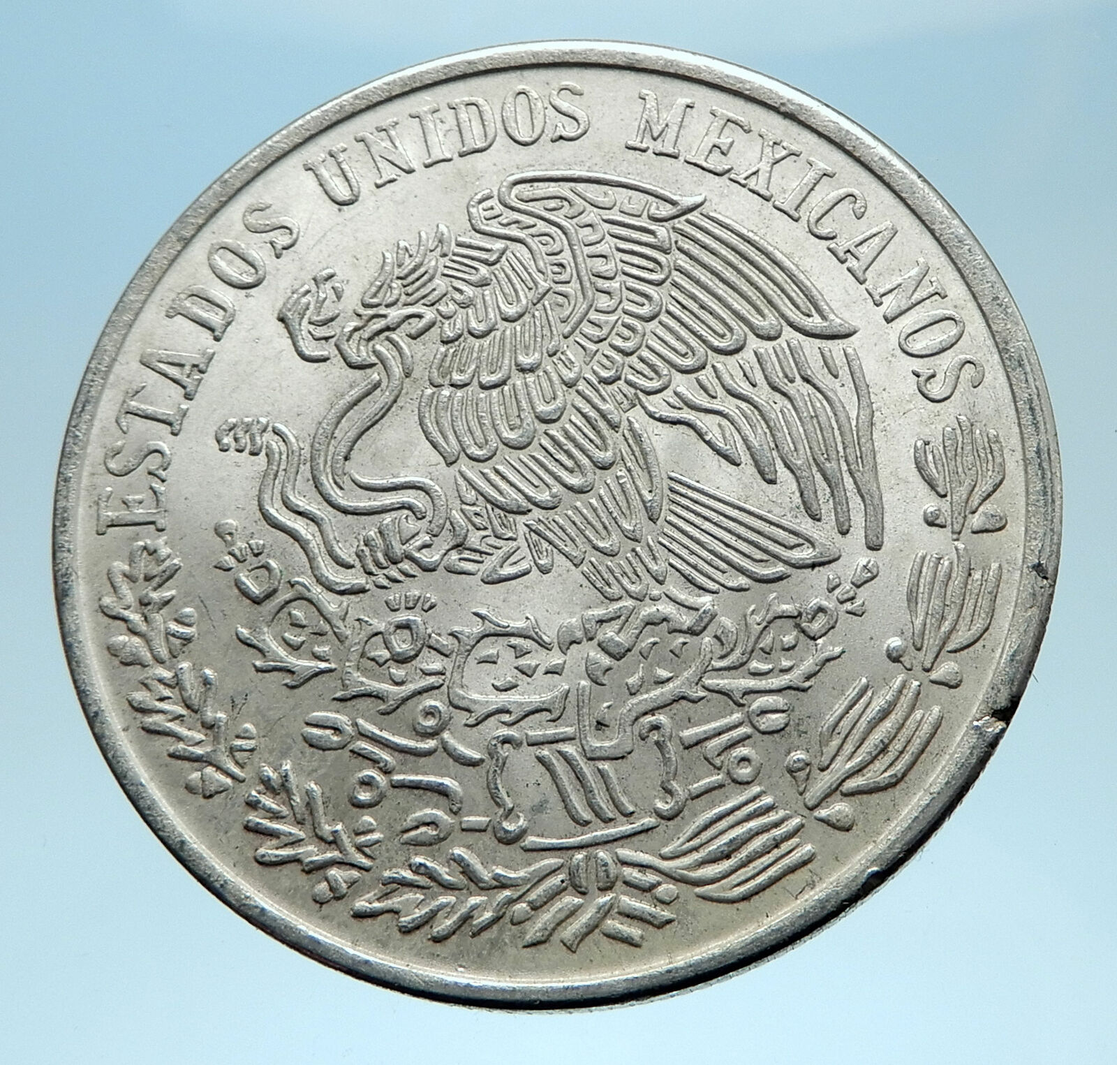 1977 Mexican Independence HERO Jose Maria Morelos Silver 100 Peso Coin i77813