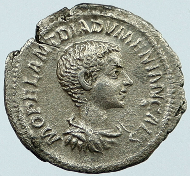 DIADUMENIAN son of Macrinus RARE 217AD Rome Silver Roman Denarius Coin i118055