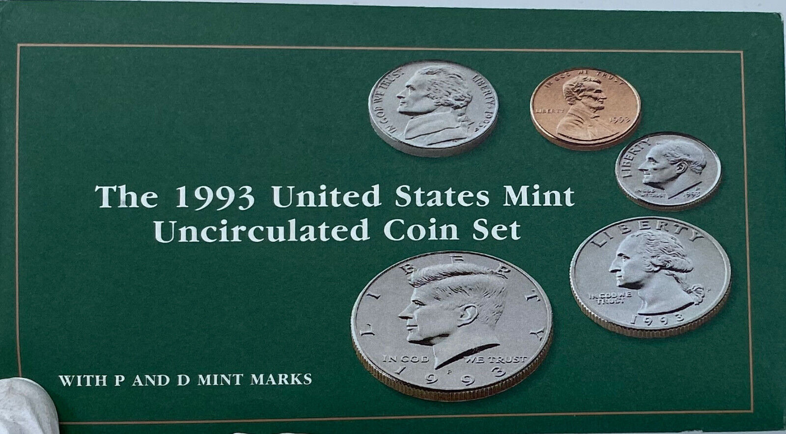 1993 United States of America US Mint UNCIRCULATED COINS Collection Set i121388